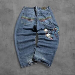 COOGI Y2K Embroidered Jeans denim Grail